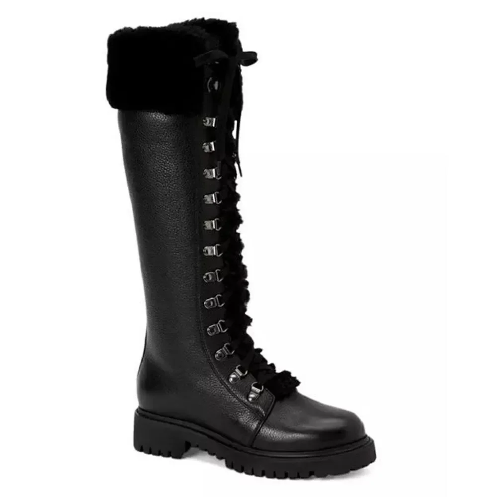 Aquatalia Women's Joslyn Weatherproof Lace Up Boots 6